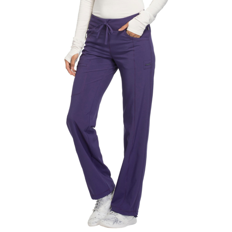 Cherokee Infinity- Women's Low Rise Straight Leg Drawstring