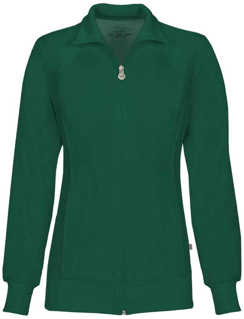 Cherokee Infinity- Ladies Zip Front Warm-Up Jacket - Image 2