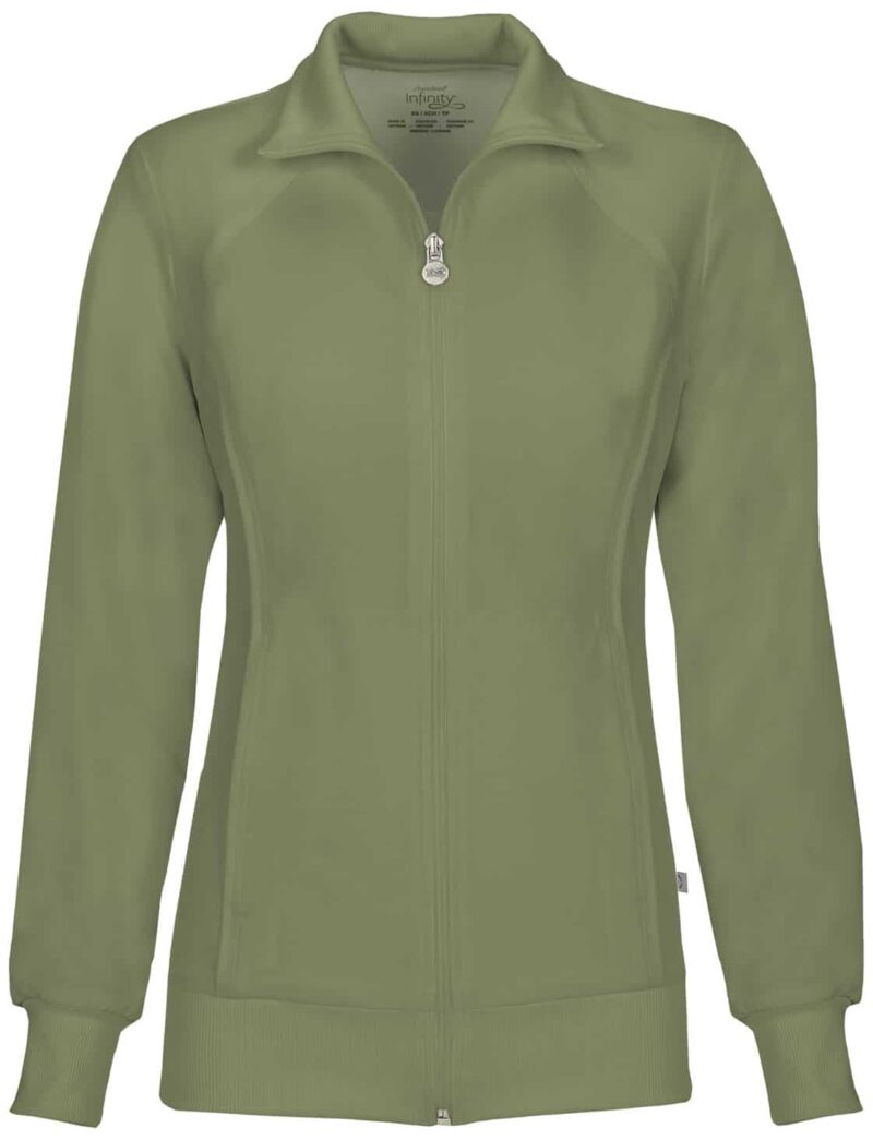 Cherokee Infinity- Ladies Zip Front Warm-Up Jacket - Image 3