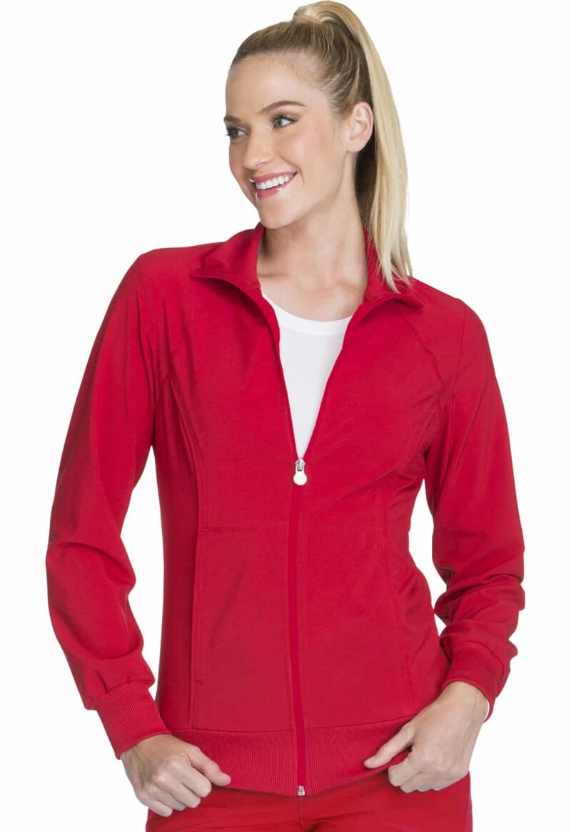 Cherokee Infinity- Ladies Zip Front Warm-Up Jacket - Image 5