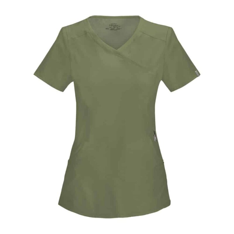 Cherokee Infinity- Women's Contemporary Mock Wrap Top - Image 13