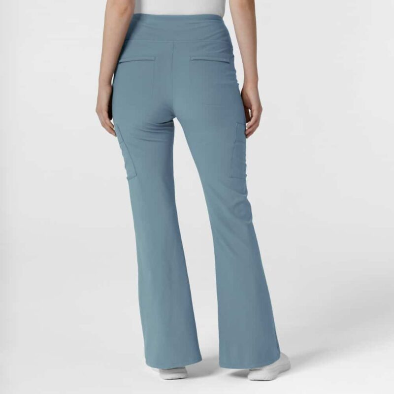 WonderWink RENEW Women's Cargo Flare Scrub Pant - Image 7