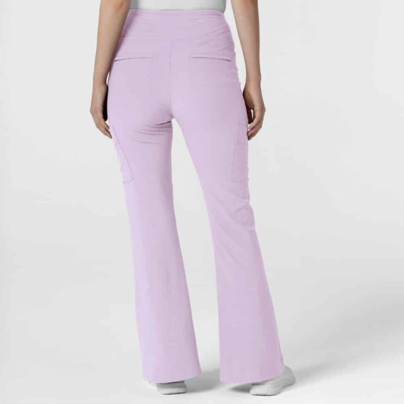 WonderWink RENEW Women's Cargo Flare Scrub Pant - Image 4