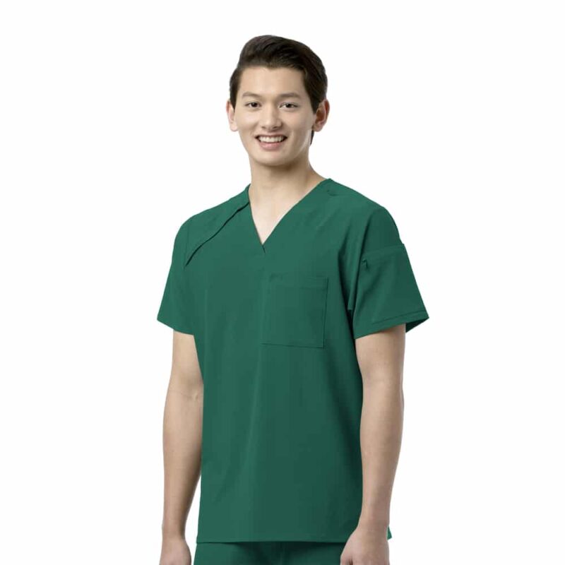 RENEW Men's EZ Zip Scrub Top - Image 6