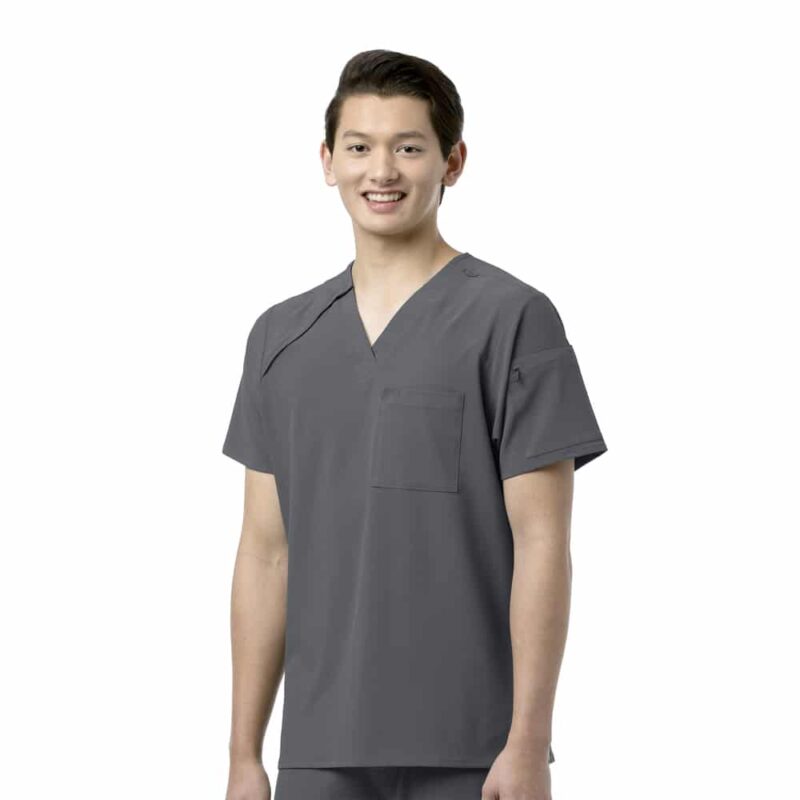 RENEW Men's EZ Zip Scrub Top