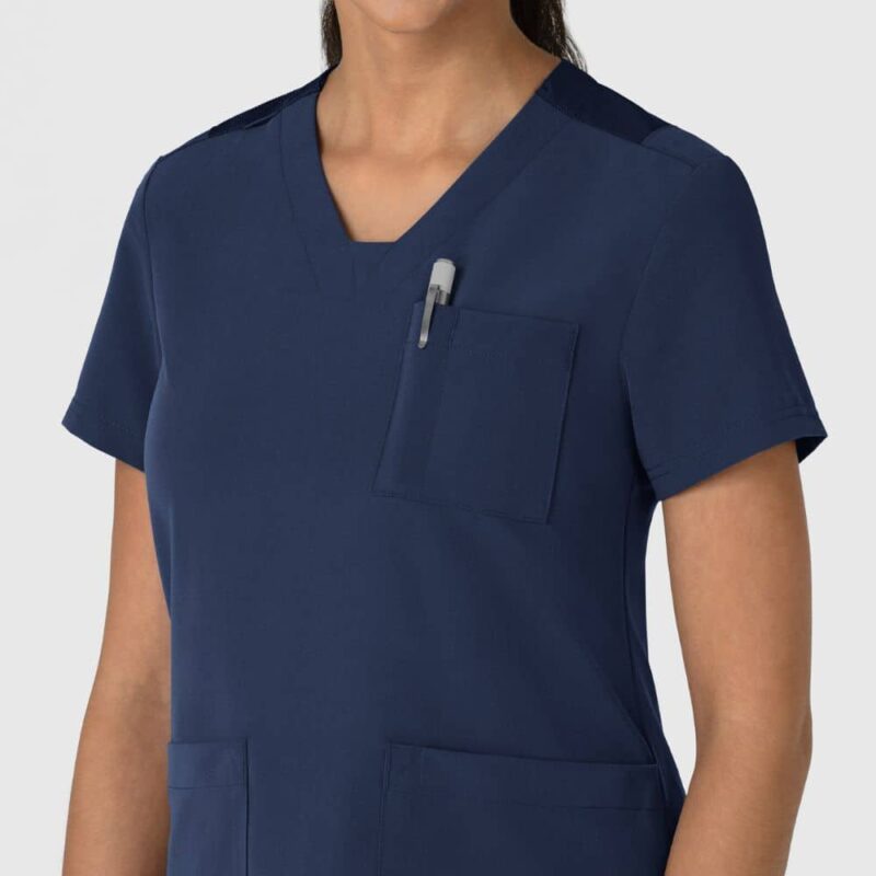 WonderWink Nova Women's Flex-n-Reach V-Neck Scrub Top - Image 7