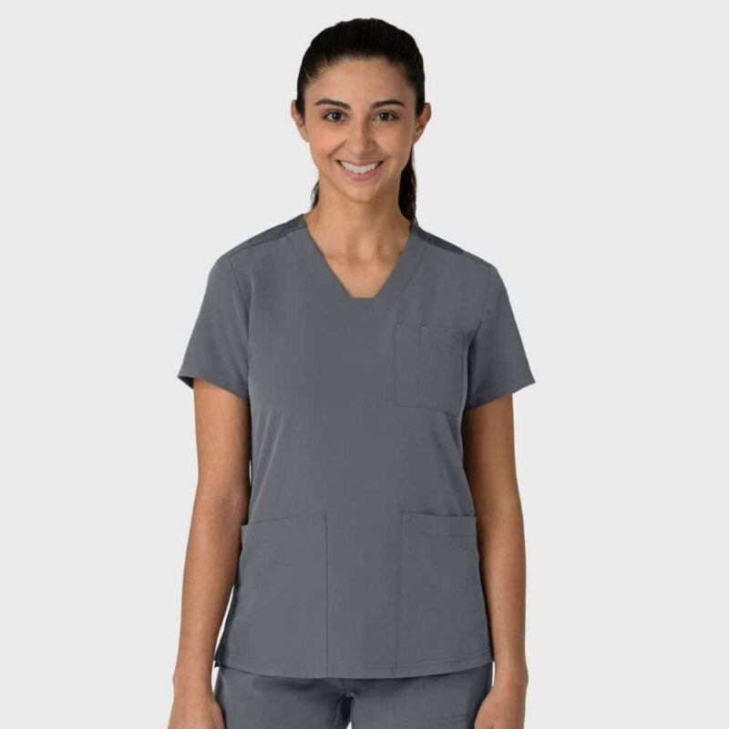 WonderWink Nova Women's Flex-n-Reach V-Neck Scrub Top - Image 6