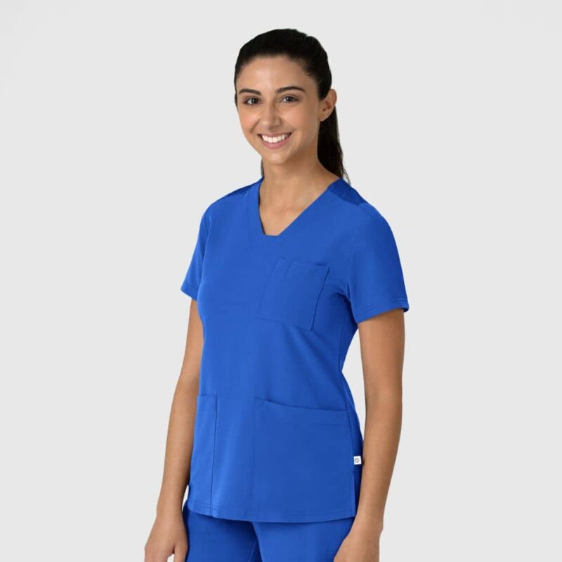 WonderWink Nova Women's Flex-n-Reach V-Neck Scrub Top - Image 5