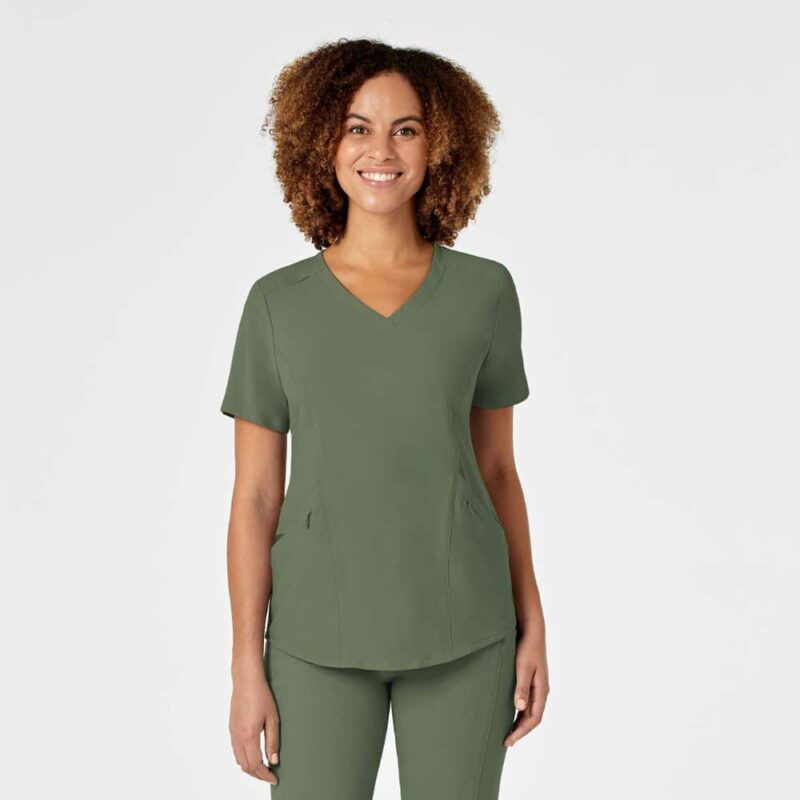 WonderWink RENEW Women's V-Neck Scrub Top - Image 11