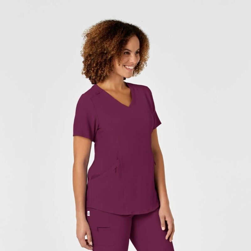 WonderWink RENEW Women's V-Neck Scrub Top - Image 5