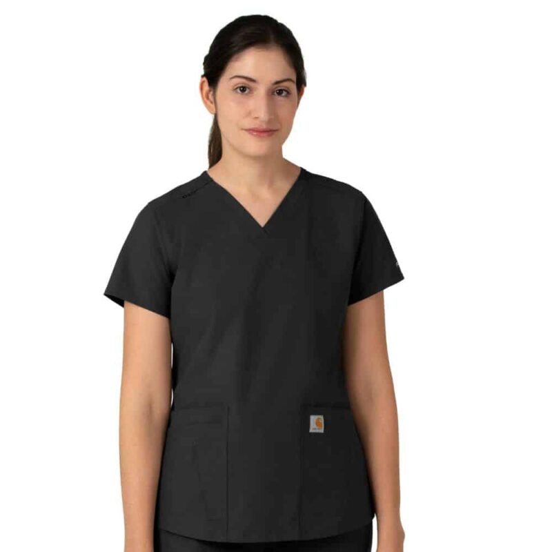 WonderWink Carhartt Force Essentials Women's V-Neck Scrub Top - Image 10