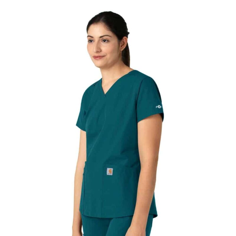 WonderWink Carhartt Force Essentials Women's V-Neck Scrub Top - Image 12