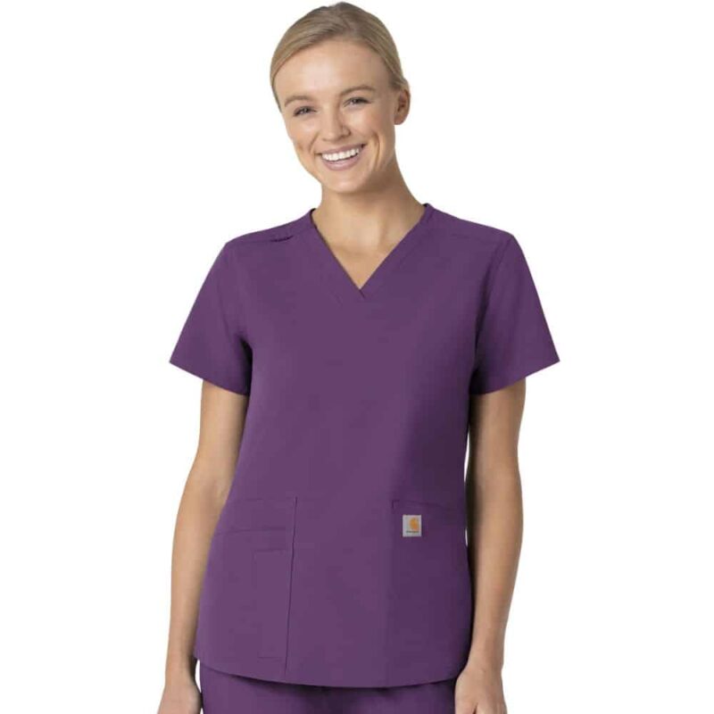 WonderWink Carhartt Force Essentials Women's V-Neck Scrub Top