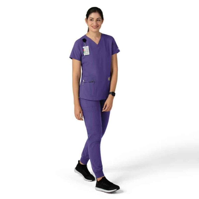 WonderWink Carhartt Force Essentials Women's V-Neck Scrub Top - Image 2