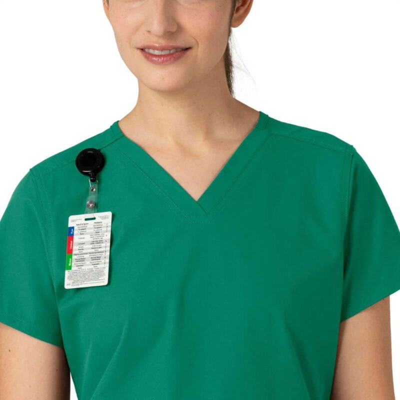 WonderWink Carhartt Force Essentials Women's V-Neck Scrub Top - Image 4