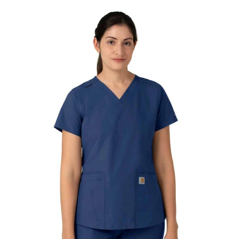 WonderWink Carhartt Force Essentials Women's V-Neck Scrub Top - Image 7