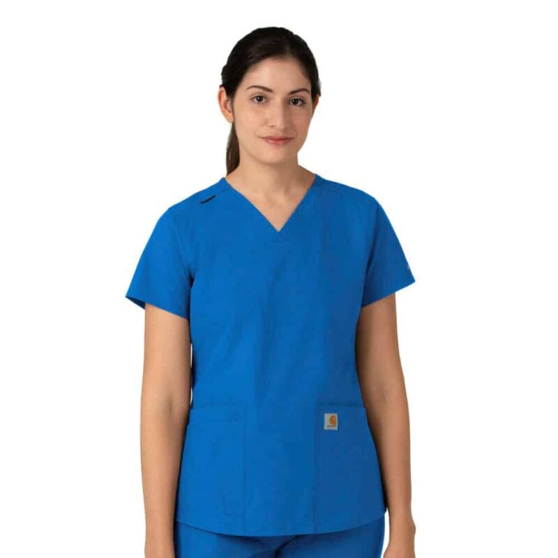 WonderWink Carhartt Force Essentials Women's V-Neck Scrub Top - Image 8