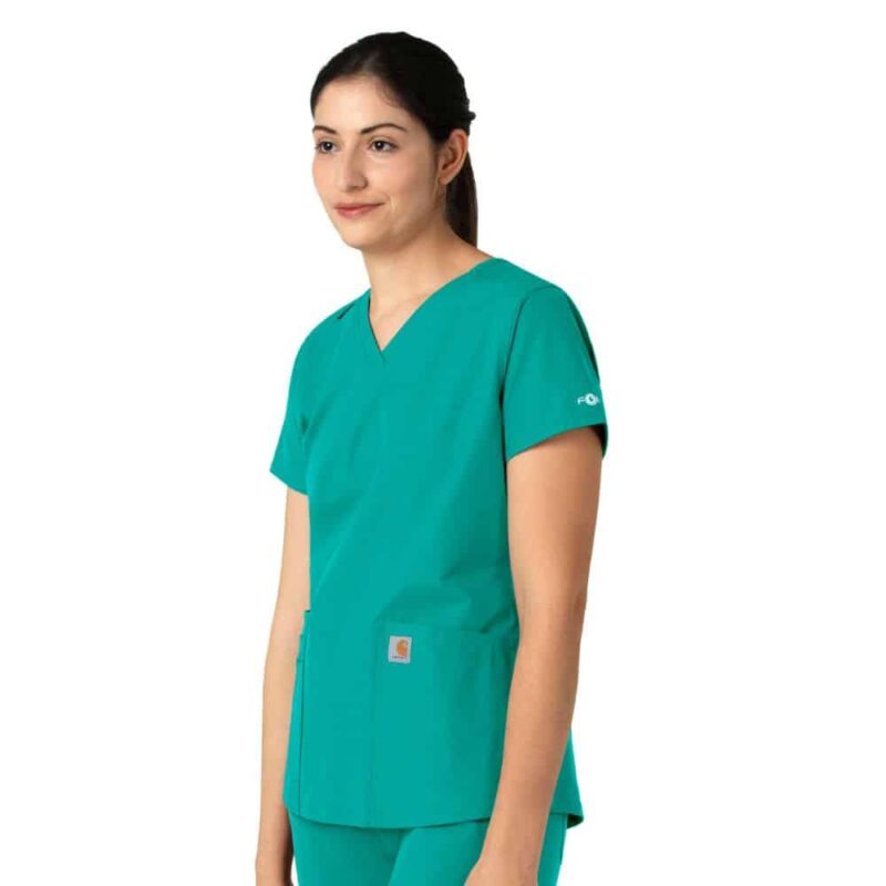 WonderWink Carhartt Force Essentials Women's V-Neck Scrub Top - Image 9