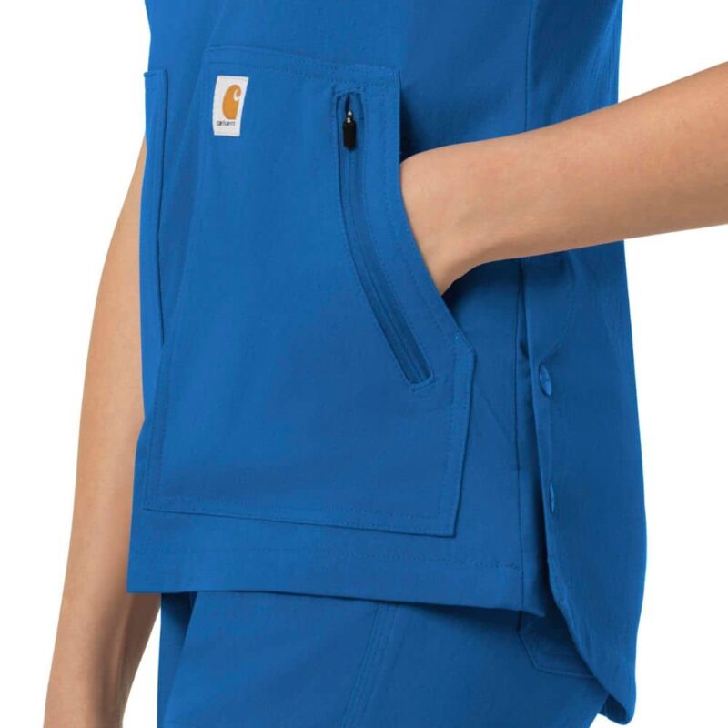 Rugged Flex Peak Women's 4-Pocket V-Neck Scrub Top - Image 5