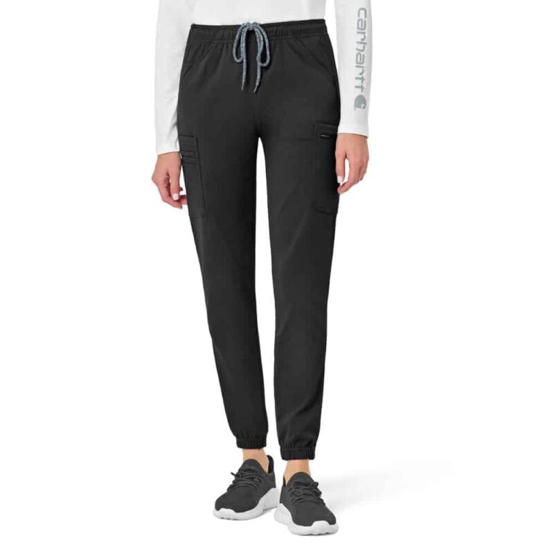 WonderWink Carhartt Rugged Flex Peak Women's Cargo Jogger Scrub Pant - Image 3