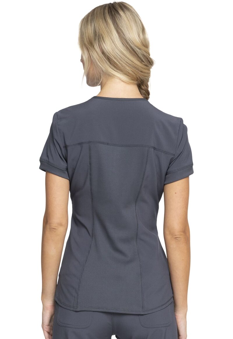 Infinity Zip Front V-Neck Top - Image 3