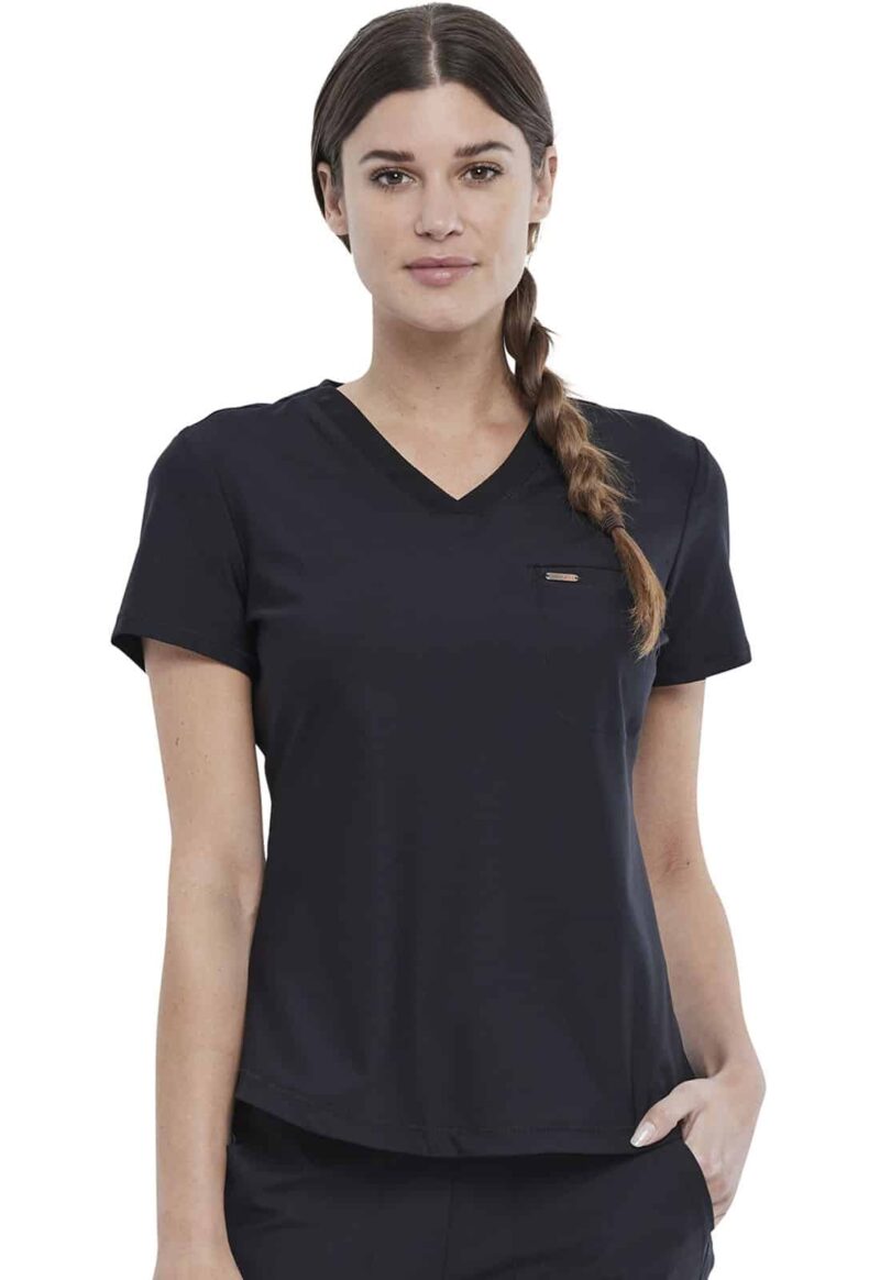 Cherokee Form Tuckable V-Neck Top - Image 2