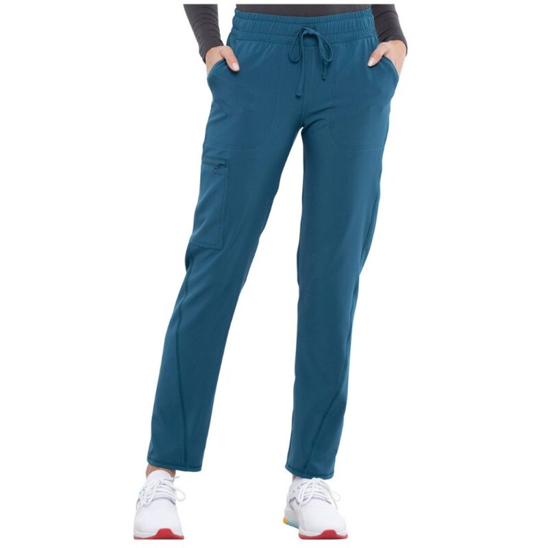 Cherokee Allura Mid Rise Tapered Leg Drawstring Pant