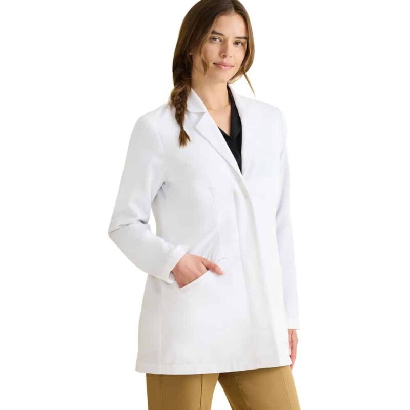 Healing Hands Fable 31" Lab Coat in White - Image 4