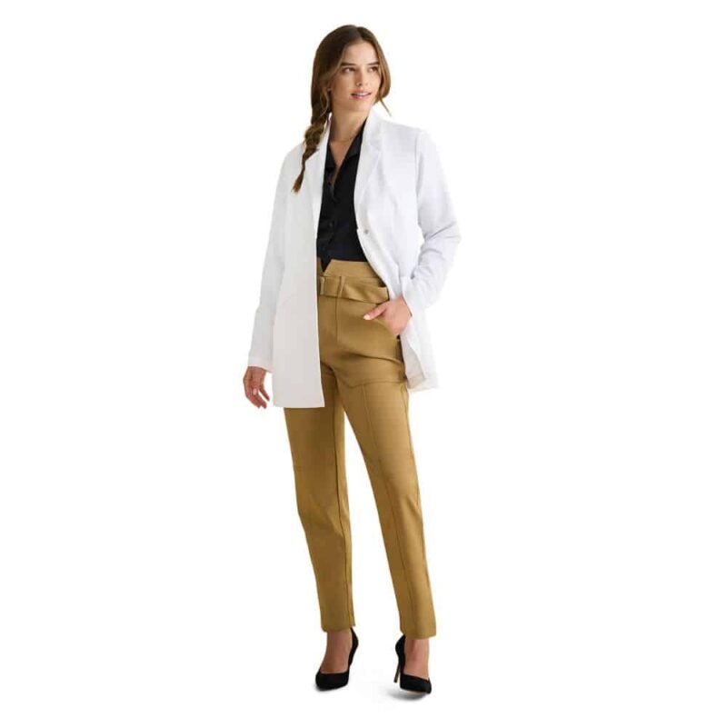 Healing Hands Fable 31" Lab Coat in White - Image 3