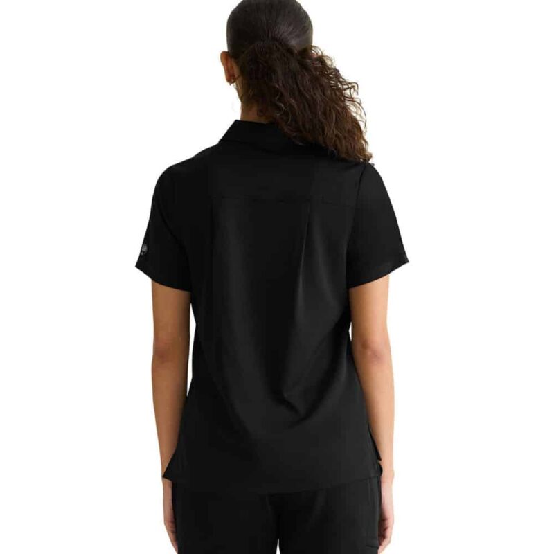 Healing Hands Kassie Hidden Zip Front Collar Shirt - Image 2