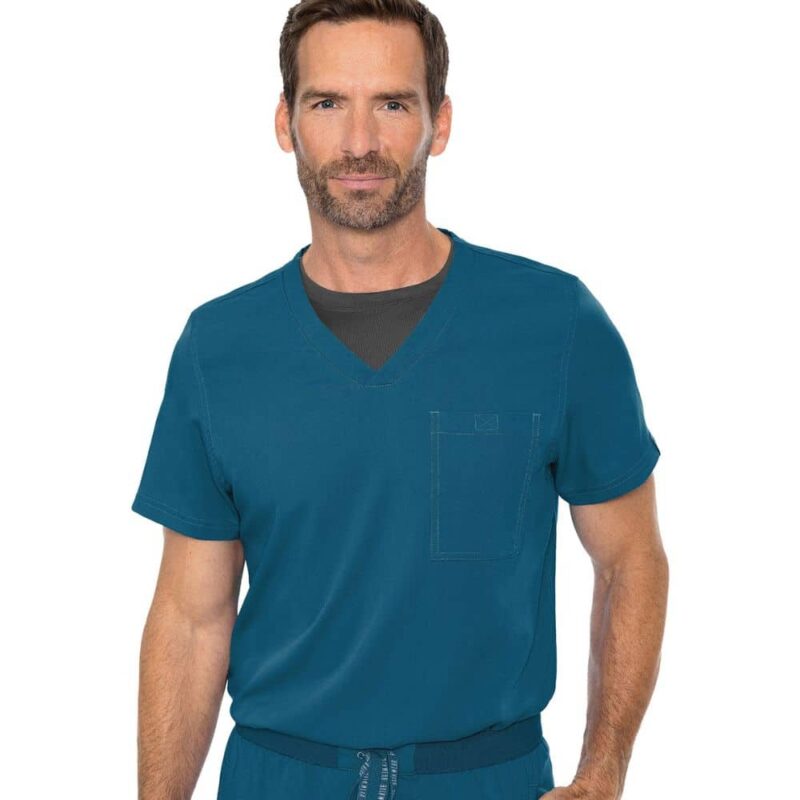 Med Couture Cadence One Pocket Men's Top