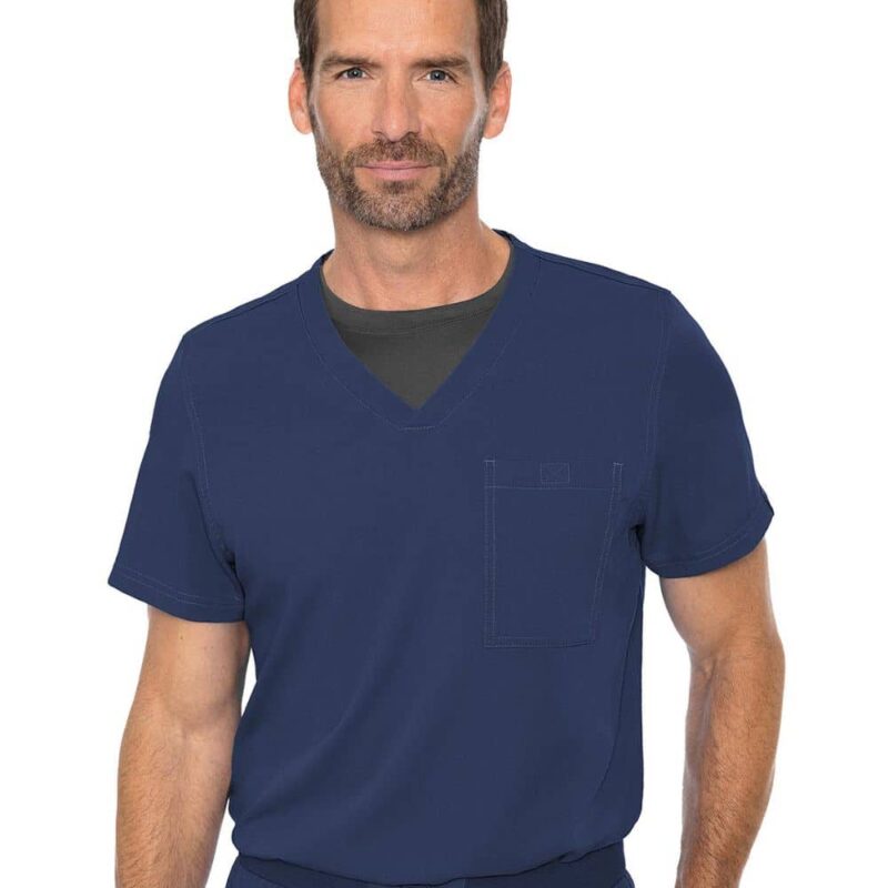 Med Couture Cadence One Pocket Men's Top - Image 4