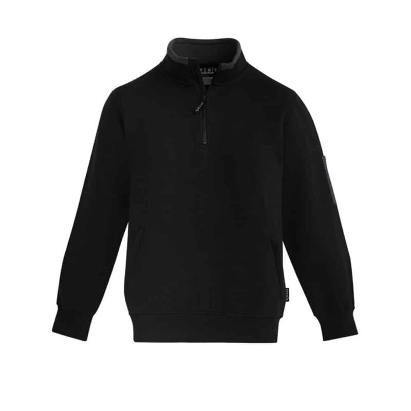 Unisex 1/4 Zip Brushed Fleece Pullover - Image 5