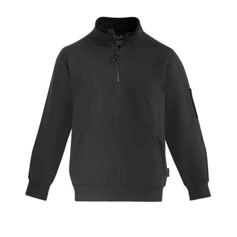 Unisex 1/4 Zip Brushed Fleece Pullover - Image 4