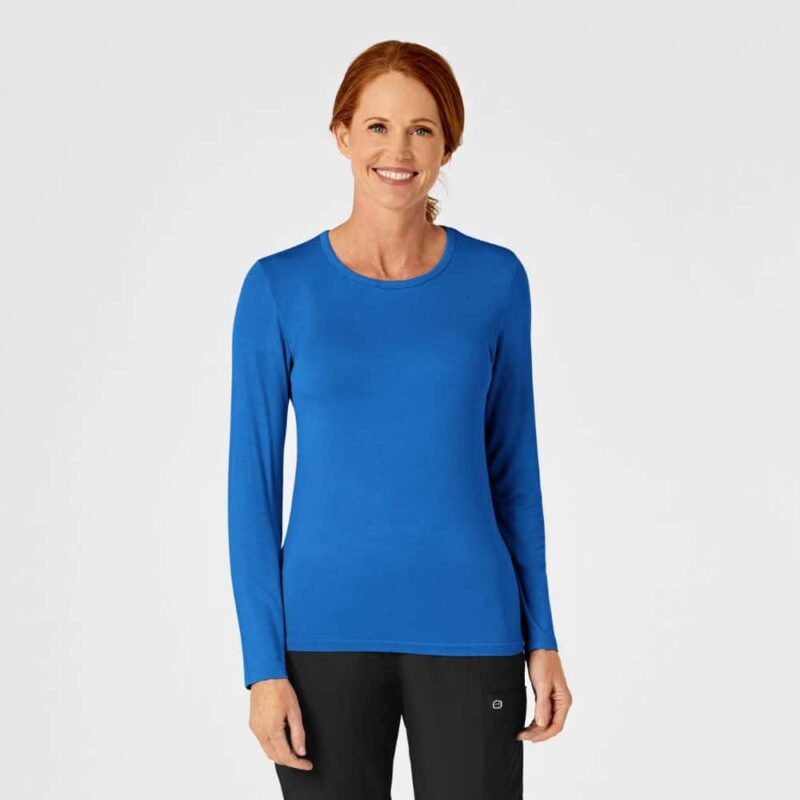 Wonderwink Layers Women's Long Sleeve Silky Tee - Image 7