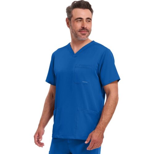2590 Healing Hands Mathew Top in Royal Blue