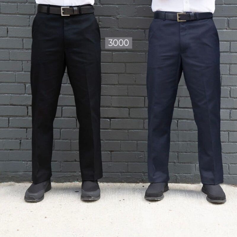 Work Pants with Button Closure