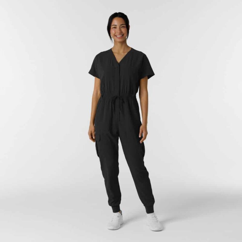 RENEW Women's Cargo Jogger Scrub Jumpsuit