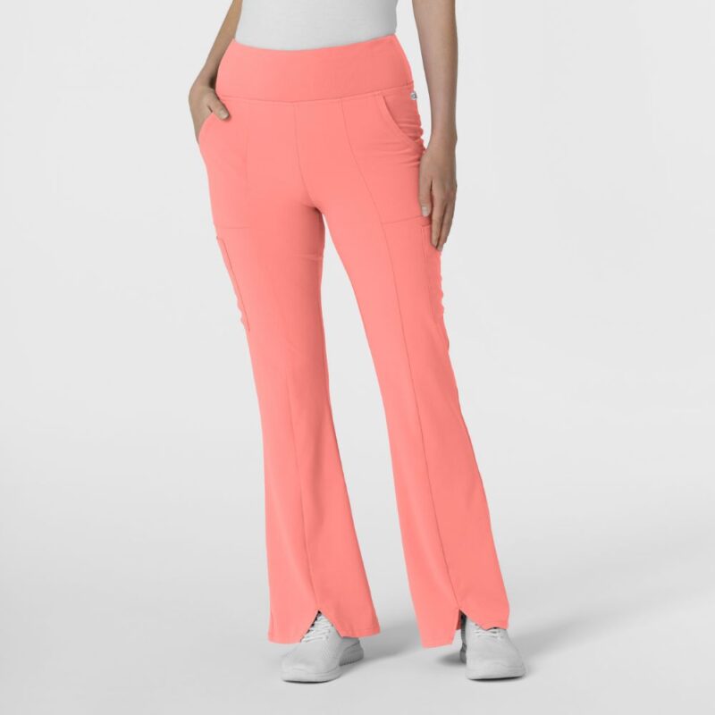 WonderWink RENEW Women's Cargo Flare Scrub Pant - Image 5