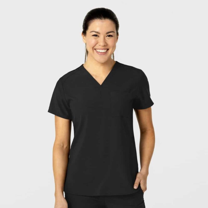 WonderWink W123 Women's Flex-n-Reach V-Neck Scrub Top - Image 11