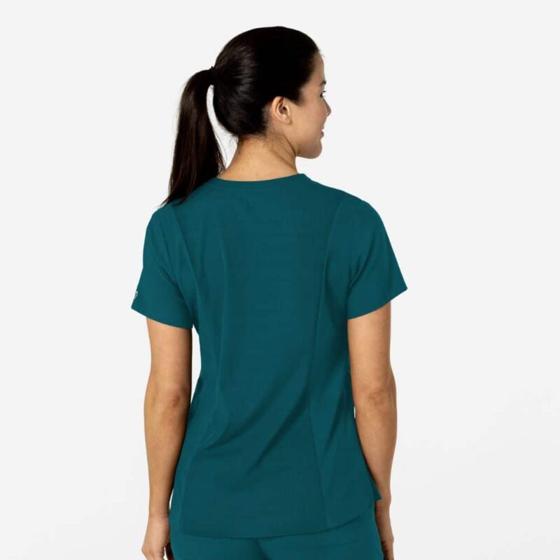 WonderWink W123 Women's Flex-n-Reach V-Neck Scrub Top - Image 10