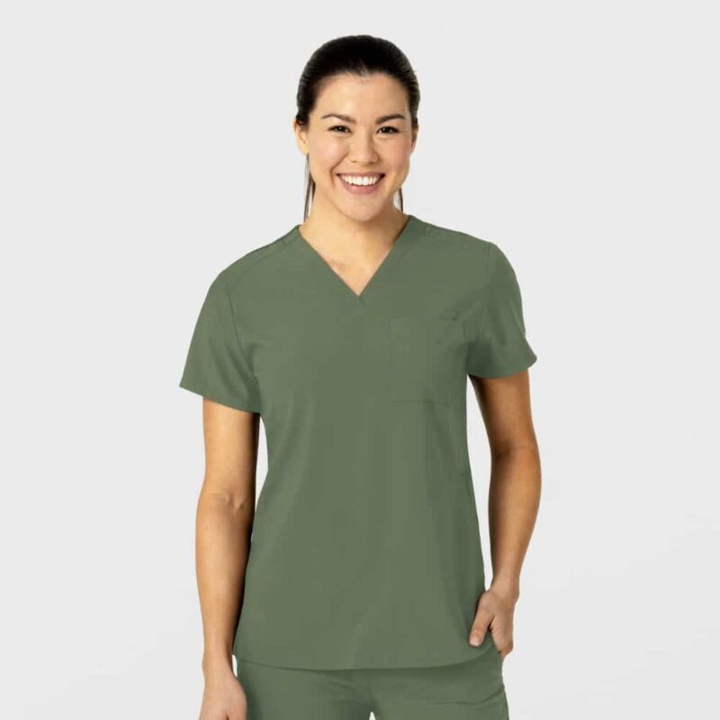 WonderWink W123 Women's Flex-n-Reach V-Neck Scrub Top