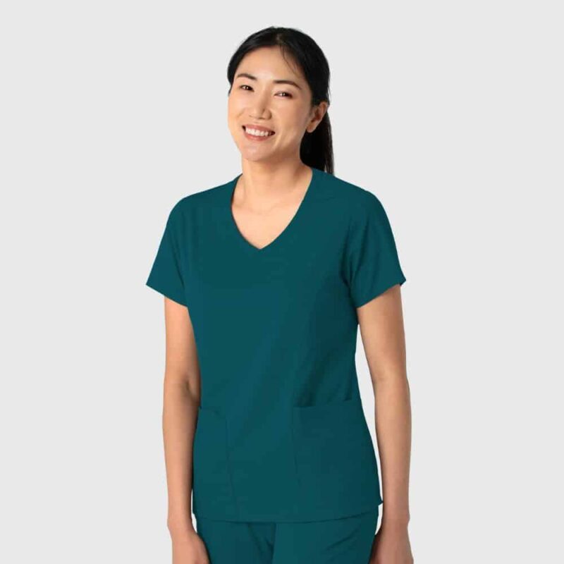 Wonderwink Boundless Women's 2-Pocket V-Neck Scrub Top - Image 9