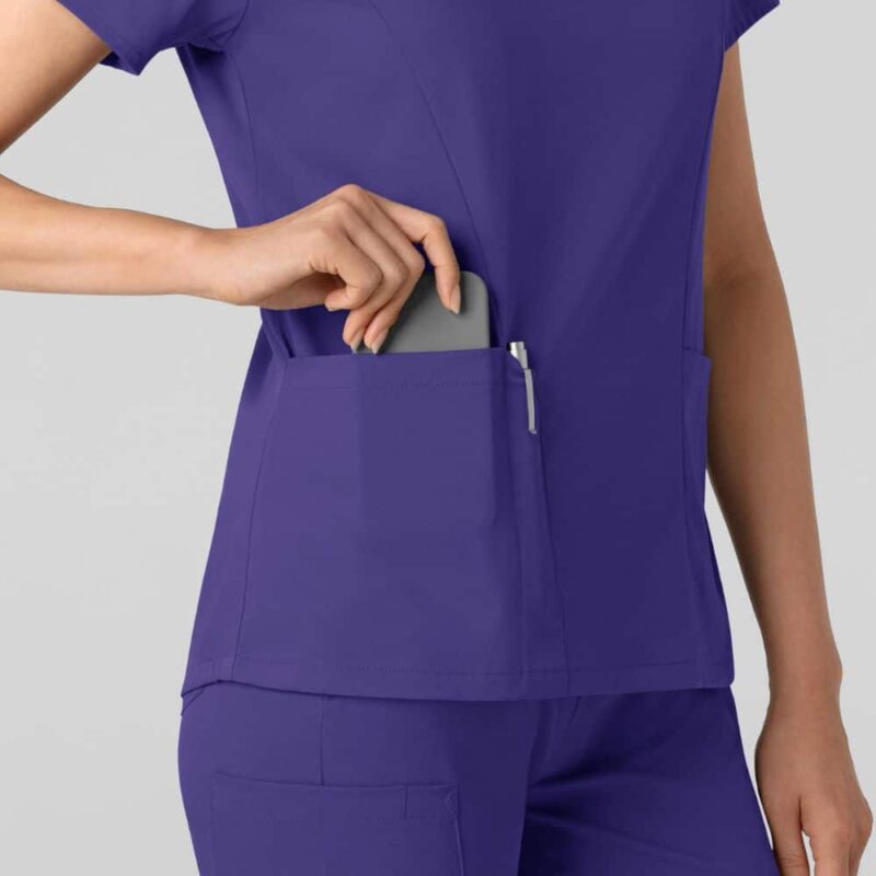 Wonderwink Boundless Women's 2-Pocket V-Neck Scrub Top - Image 5