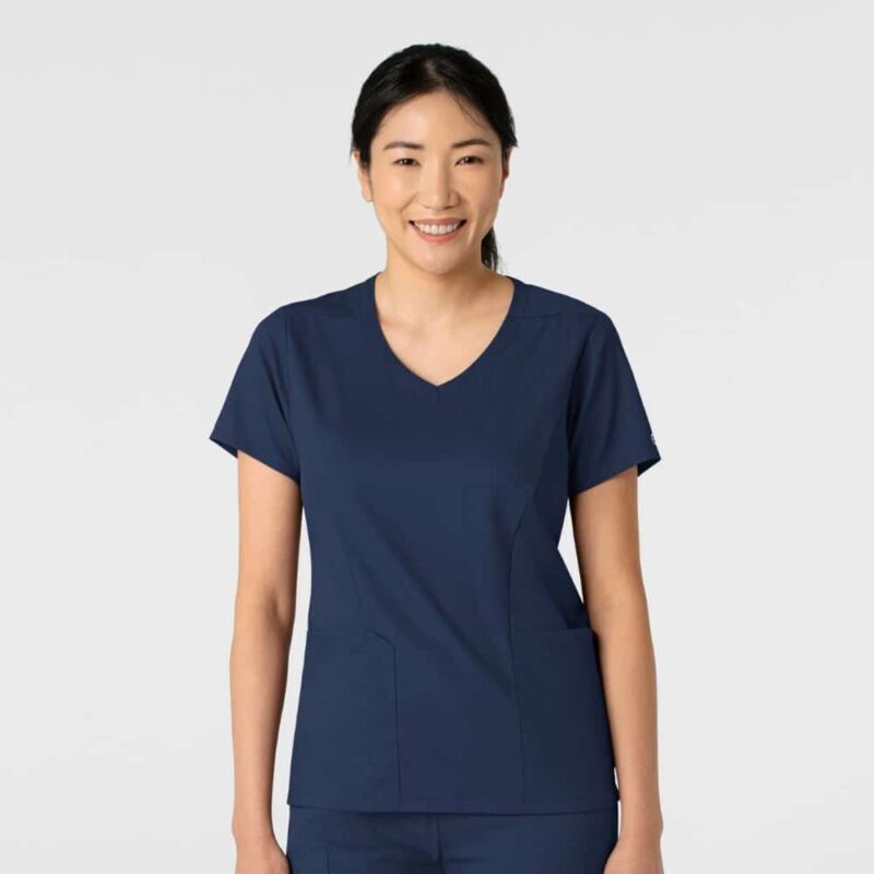 Wonderwink Boundless Women's 2-Pocket V-Neck Scrub Top - Image 4