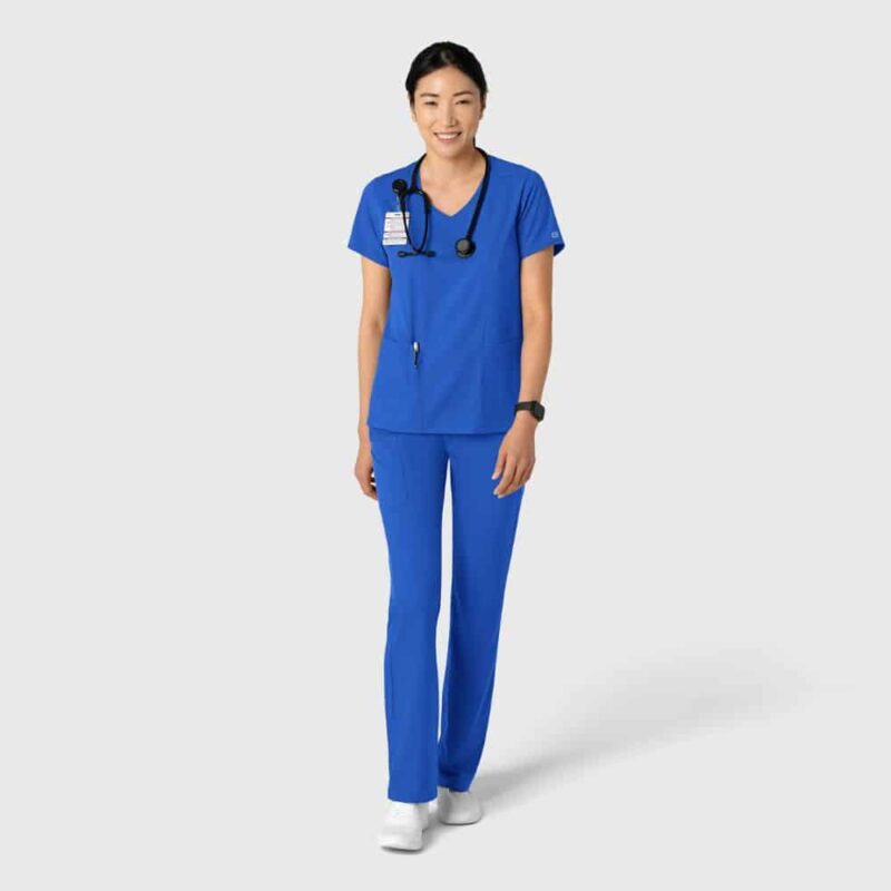 Wonderwink Boundless Women's 2-Pocket V-Neck Scrub Top - Image 2