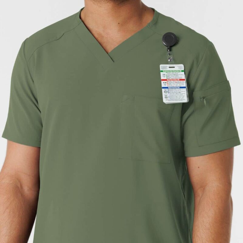 Wonderwink Renew Men's V-Neck 5 Pocket Scrub Top - Image 8