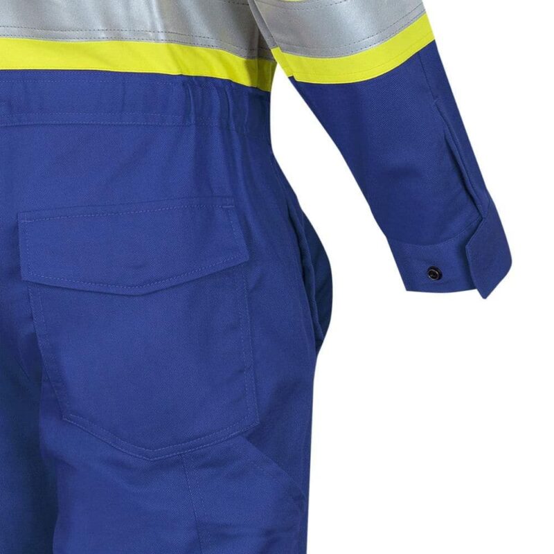 Women's FR-Tech® Hi-Vis 88/12 7 oz FR/ARC-Rated Coveralls - Royal Blue - Image 2