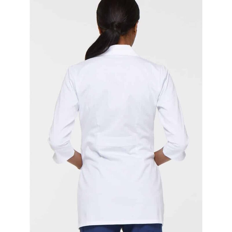 Dickies 30" Consultation Lab Coat in White - Image 2