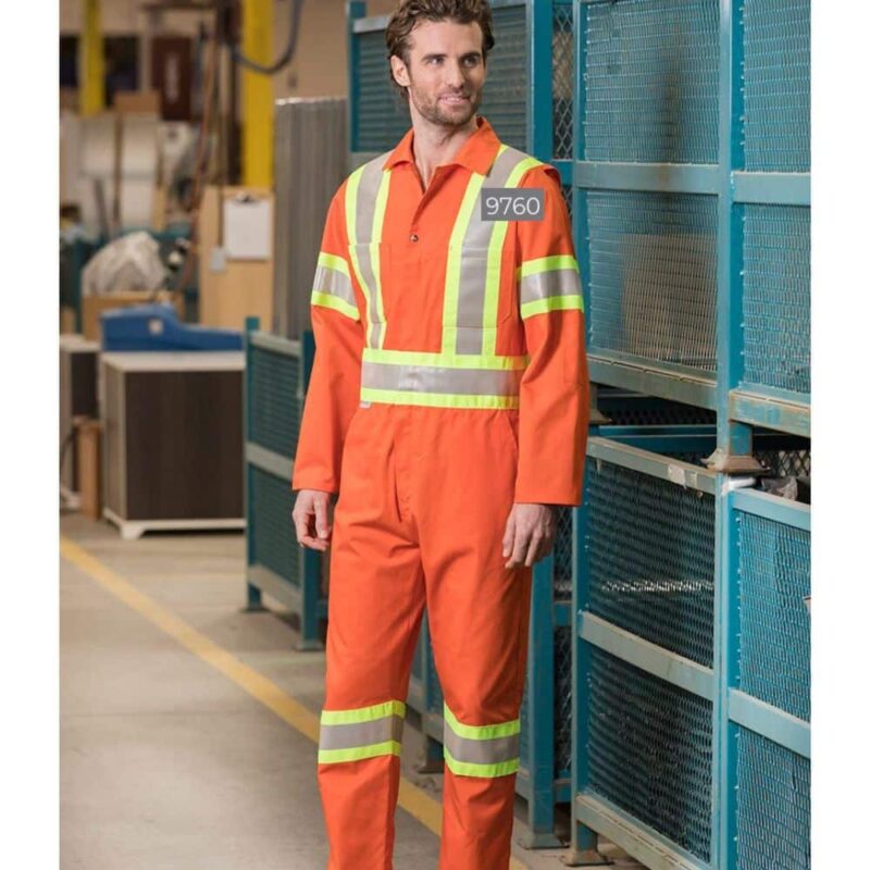 Coveralls With 4″ Reflective Tape